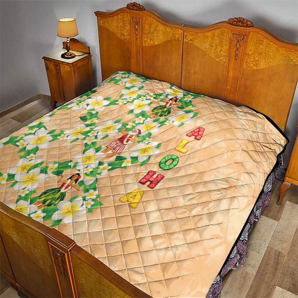 Aloha Hawaii Chilly Christmas Quilt Tropical Vibes