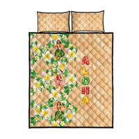 Aloha Hawaii Chilly Christmas Quilt Bed Set Tropical Vibes