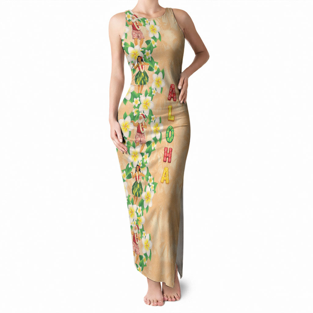 Aloha Hawaii Chilly Christmas Tank Maxi Dress Tropical Vibes