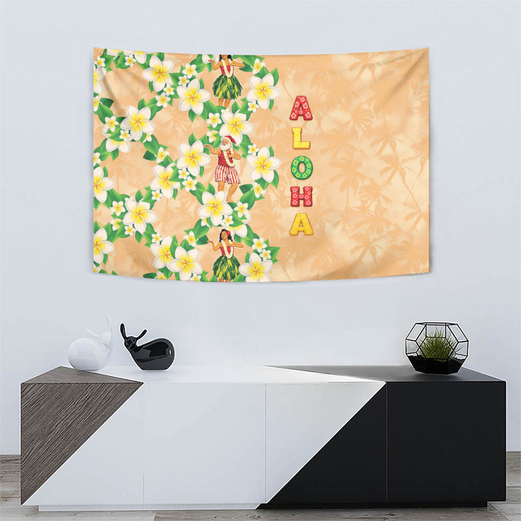Aloha Hawaii Chilly Christmas Tapestry Tropical Vibes