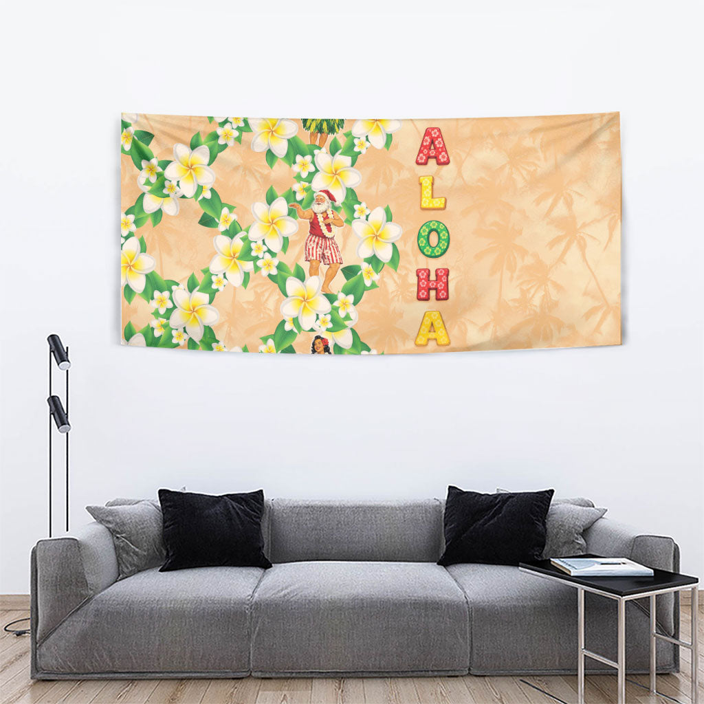 Aloha Hawaii Chilly Christmas Tapestry Tropical Vibes