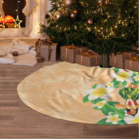 Aloha Hawaii Chilly Christmas Tree Skirt Tropical Vibes