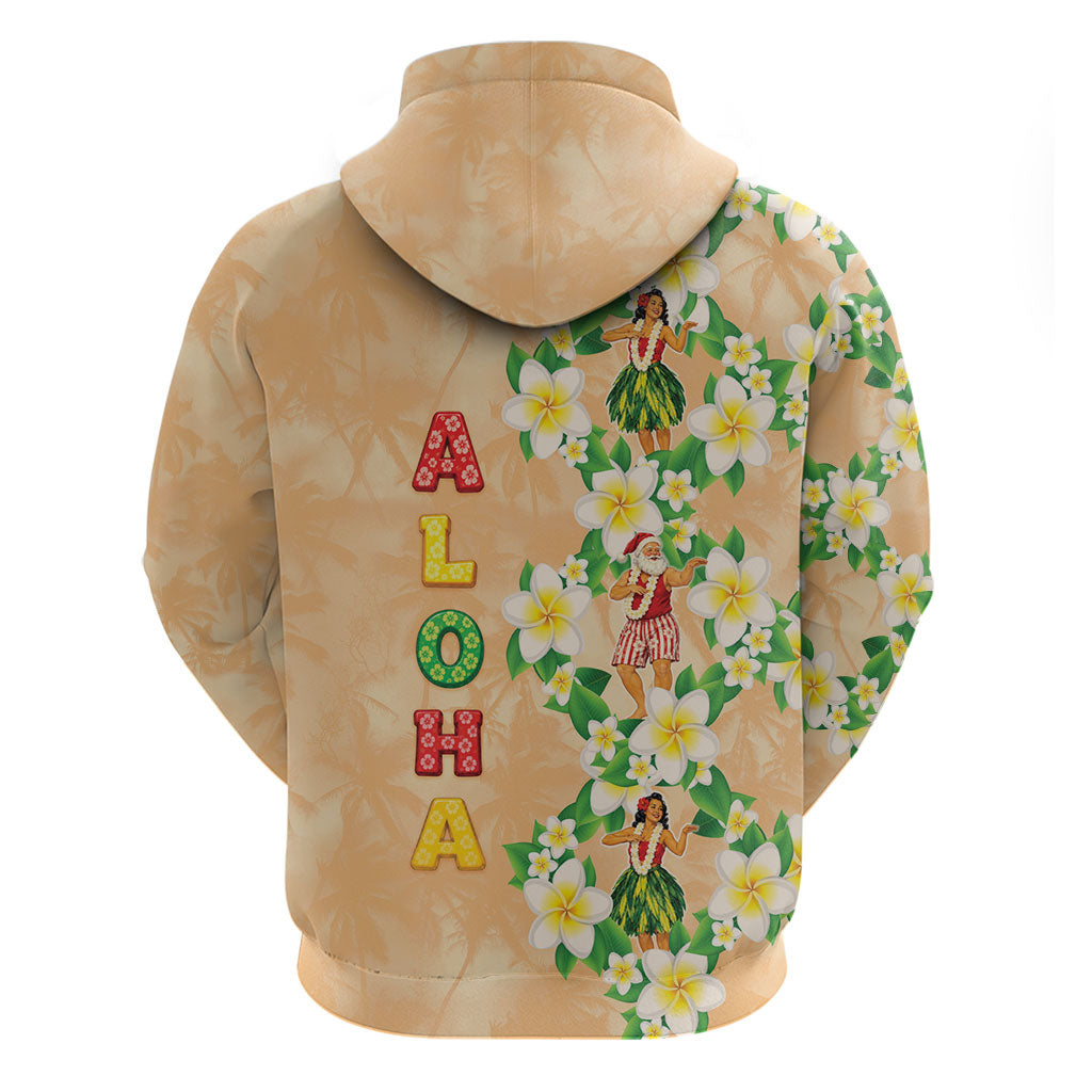 Aloha Hawaii Chilly Christmas Zip Hoodie Tropical Vibes