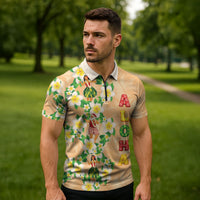 Aloha Hawaii Chilly Christmas Zipper Polo Shirt Tropical Vibes LT05 - Polynesian Pride