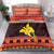 Papua New Guinea Christmas Bedding Set Santa Raggiana