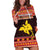 Papua New Guinea Christmas Hoodie Dress Santa Raggiana