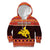 Papua New Guinea Christmas Kid Hoodie Santa Raggiana