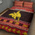 Papua New Guinea Christmas Quilt Bed Set Santa Raggiana