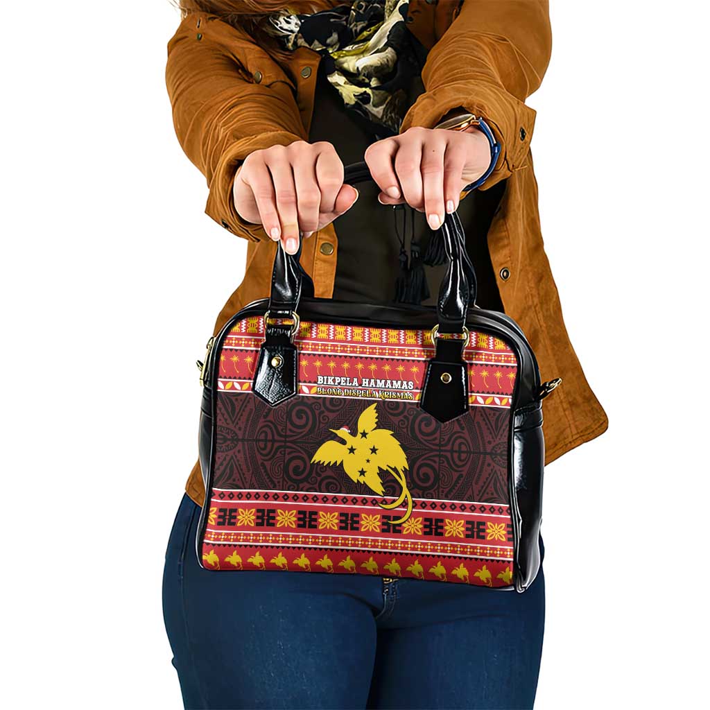 Papua New Guinea Christmas Shoulder Handbag Santa Raggiana