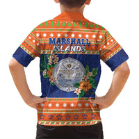 Marshall Islands Christmas Kid Hawaiian Shirt Marshallese Seal Meddi Kirijmoj LT05 - Polynesian Pride
