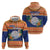 Marshall Islands Christmas Zip Hoodie Marshallese Seal Meddi Kirijmoj