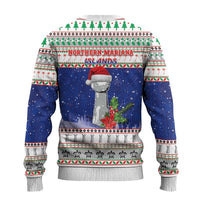 Northern Mariana Islands Christmas Ugly Christmas Sweater Poinsettia Filis Pasgua LT05 - Polynesian Pride