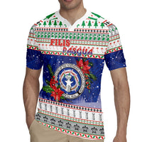 Northern Mariana Islands Christmas Rugby Jersey Poinsettia Filis Pasgua LT05 - Polynesian Pride