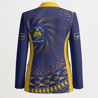 Nauru Angam Day Blazer Polynesian Tribal Pattern Unique Style - Polynesian Pride