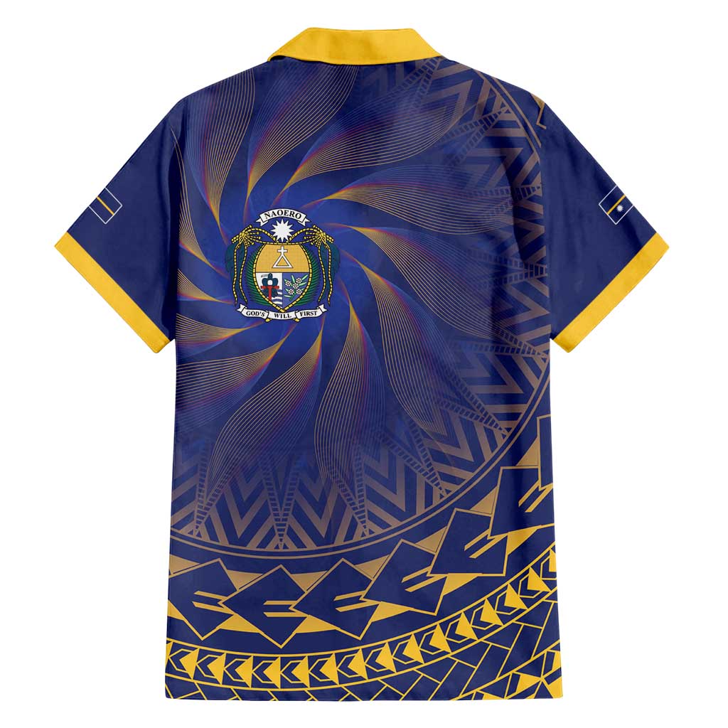 Nauru Angam Day Family Matching Long Sleeve Bodycon Dress and Hawaiian Shirt Polynesian Tribal Pattern Unique Style LT05 - Polynesian Pride