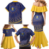Nauru Angam Day Family Matching Mermaid Dress and Hawaiian Shirt Polynesian Tribal Pattern Unique Style - Polynesian Pride