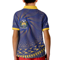 Nauru Angam Day Kid Polo Shirt Polynesian Tribal Pattern Unique Style - Polynesian Pride