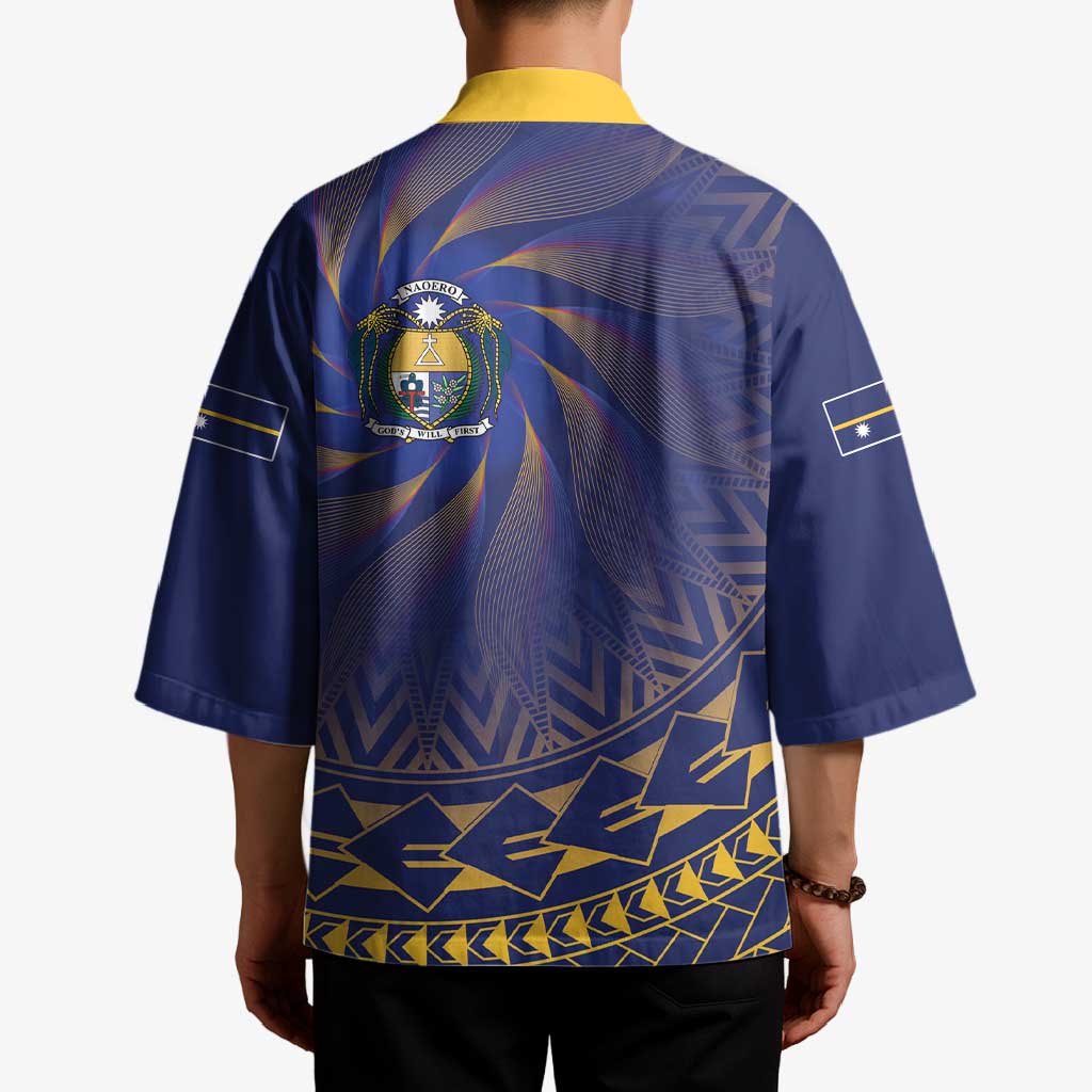 Nauru Angam Day Kimono Polynesian Tribal Pattern Unique Style - Polynesian Pride