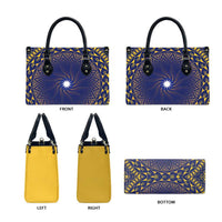 Nauru Angam Day Leather Bag Polynesian Tribal Pattern Unique Style - Polynesian Pride