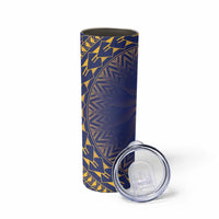Nauru Angam Day Skinny Tumbler Polynesian Tribal Pattern Unique Style - Polynesian Pride