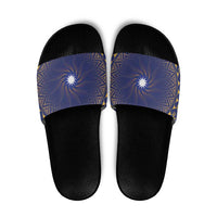 Nauru Angam Day Slide Sandals Polynesian Tribal Pattern Unique Style - Polynesian Pride