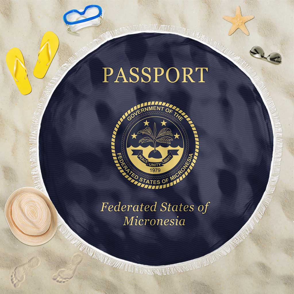 Federated States Of Micronesia Beach Blanket FSM Passport - Polynesian Pride