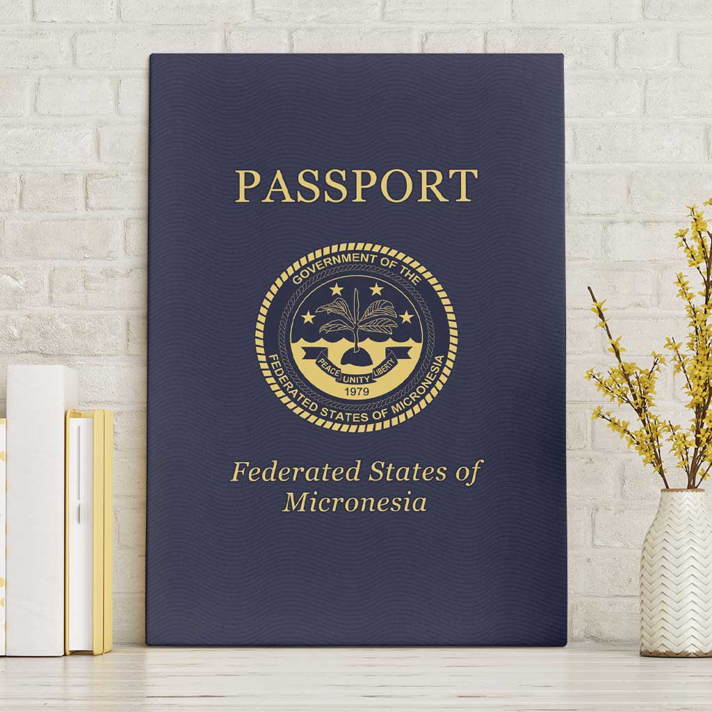 Federated States Of Micronesia Canvas Wall Art FSM Passport - Polynesian Pride