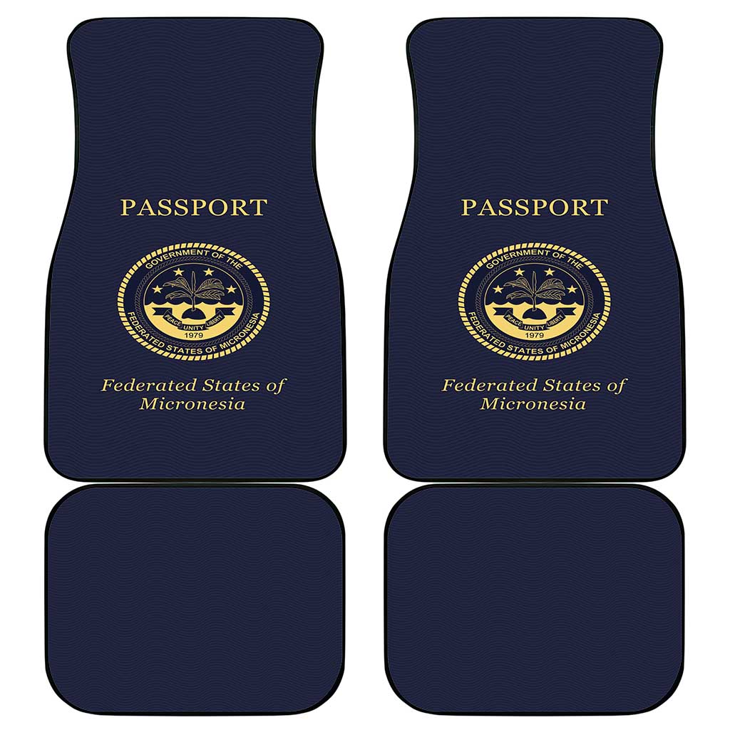 Federated States Of Micronesia Car Mats FSM Passport - Polynesian Pride