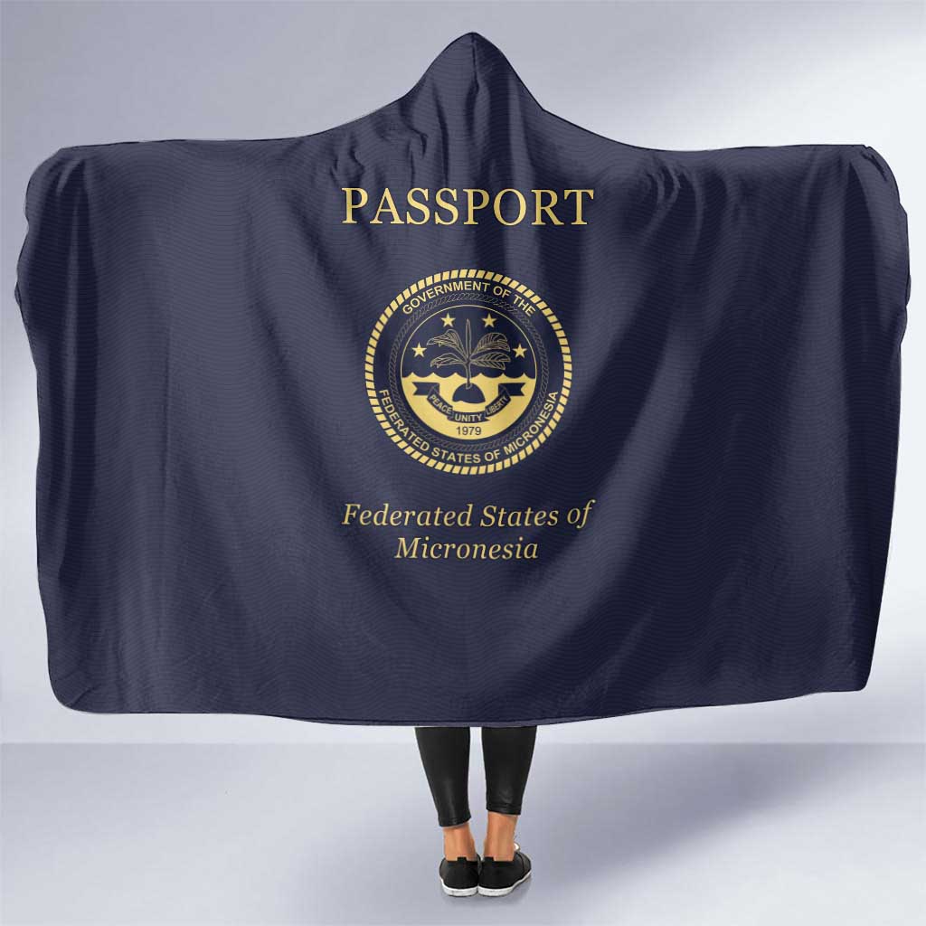 Federated States Of Micronesia Hooded Blanket FSM Passport - Polynesian Pride