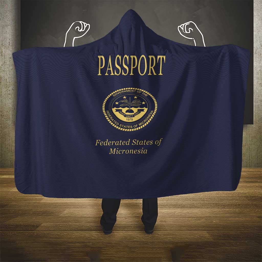 Federated States Of Micronesia Hooded Blanket FSM Passport - Polynesian Pride