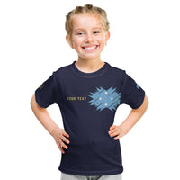 Personalised Federated States Of Micronesia Kid T Shirt FSM Passport LT05 Navy - Polynesian Pride