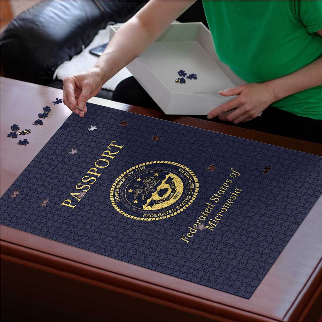 Federated States Of Micronesia Puzzle FSM Passport - Polynesian Pride