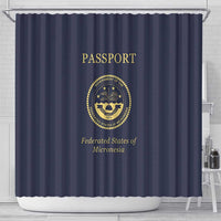 Federated States Of Micronesia Shower Curtain FSM Passport - Polynesian Pride