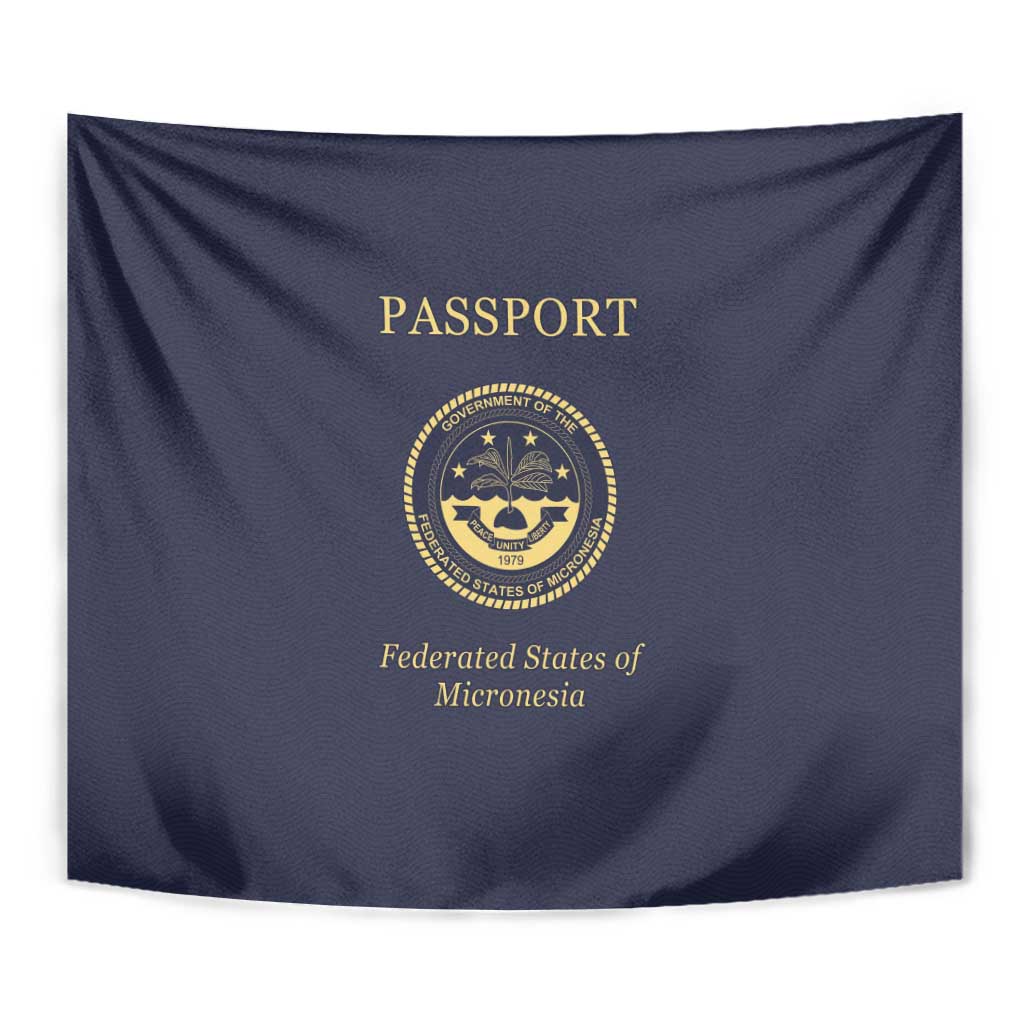 Federated States Of Micronesia Tapestry FSM Passport - Polynesian Pride