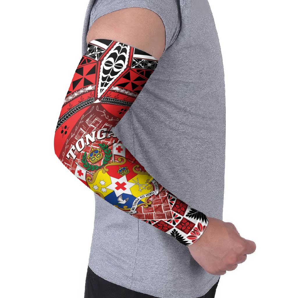 Personalised Tonga Constitution Day Arm Sleeves 150 Years Jubilee LT05 - Polynesian Pride