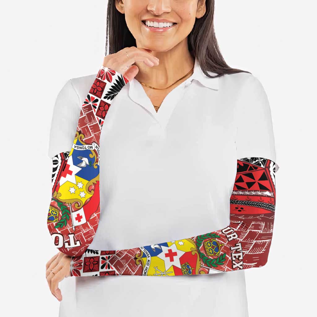 Personalised Tonga Constitution Day Arm Sleeves 150 Years Jubilee LT05 - Polynesian Pride