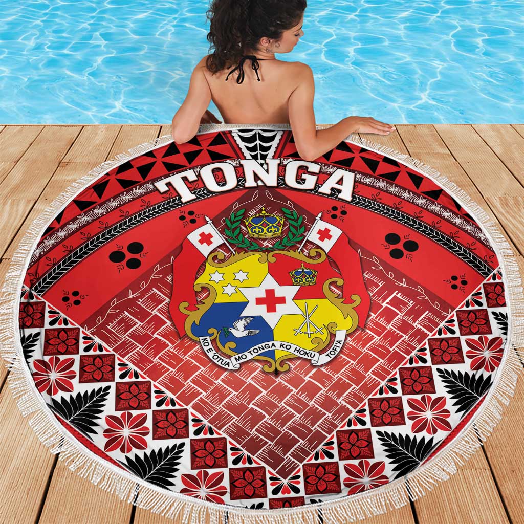 Tonga Constitution Day Beach Blanket 150 Years Jubilee LT05 - Polynesian Pride