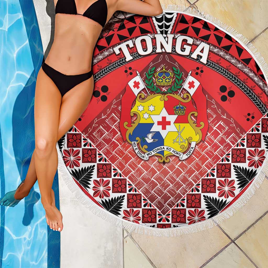 Tonga Constitution Day Beach Blanket 150 Years Jubilee LT05 - Polynesian Pride