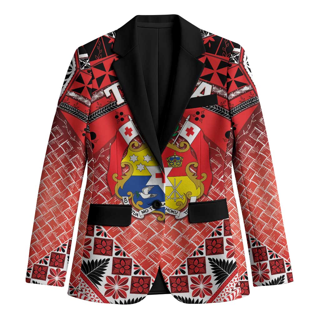 Personalised Tonga Constitution Day Blazer 150 Years Jubilee LT05 Unisex Red - Polynesian Pride