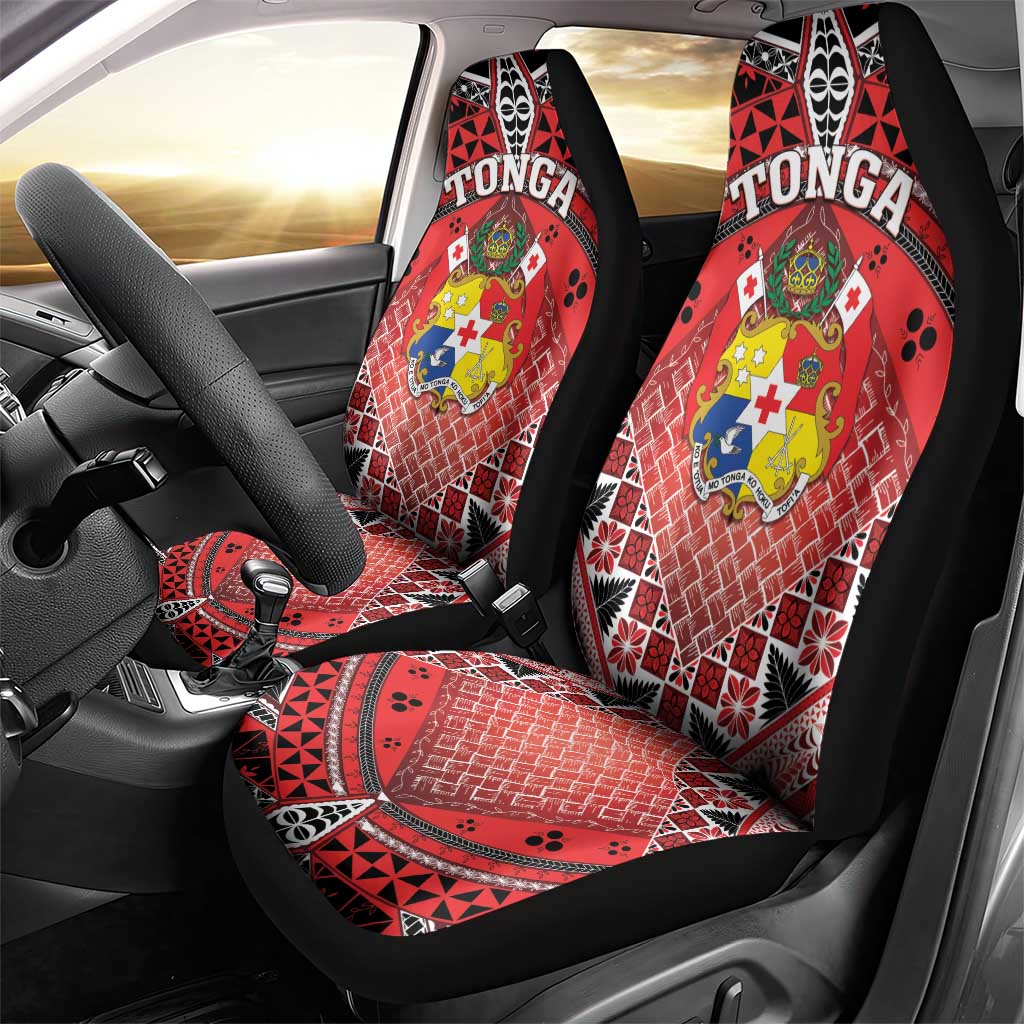 Tonga Constitution Day Car Seat Cover 150 Years Jubilee - Polynesian Pride