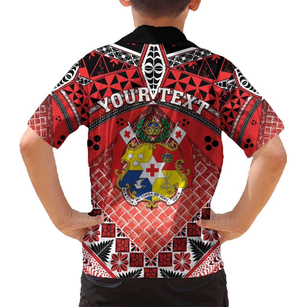 Personalised Tonga Constitution Day Family Matching Long Sleeve Bodycon Dress and Hawaiian Shirt 150 Years Jubilee - Polynesian Pride