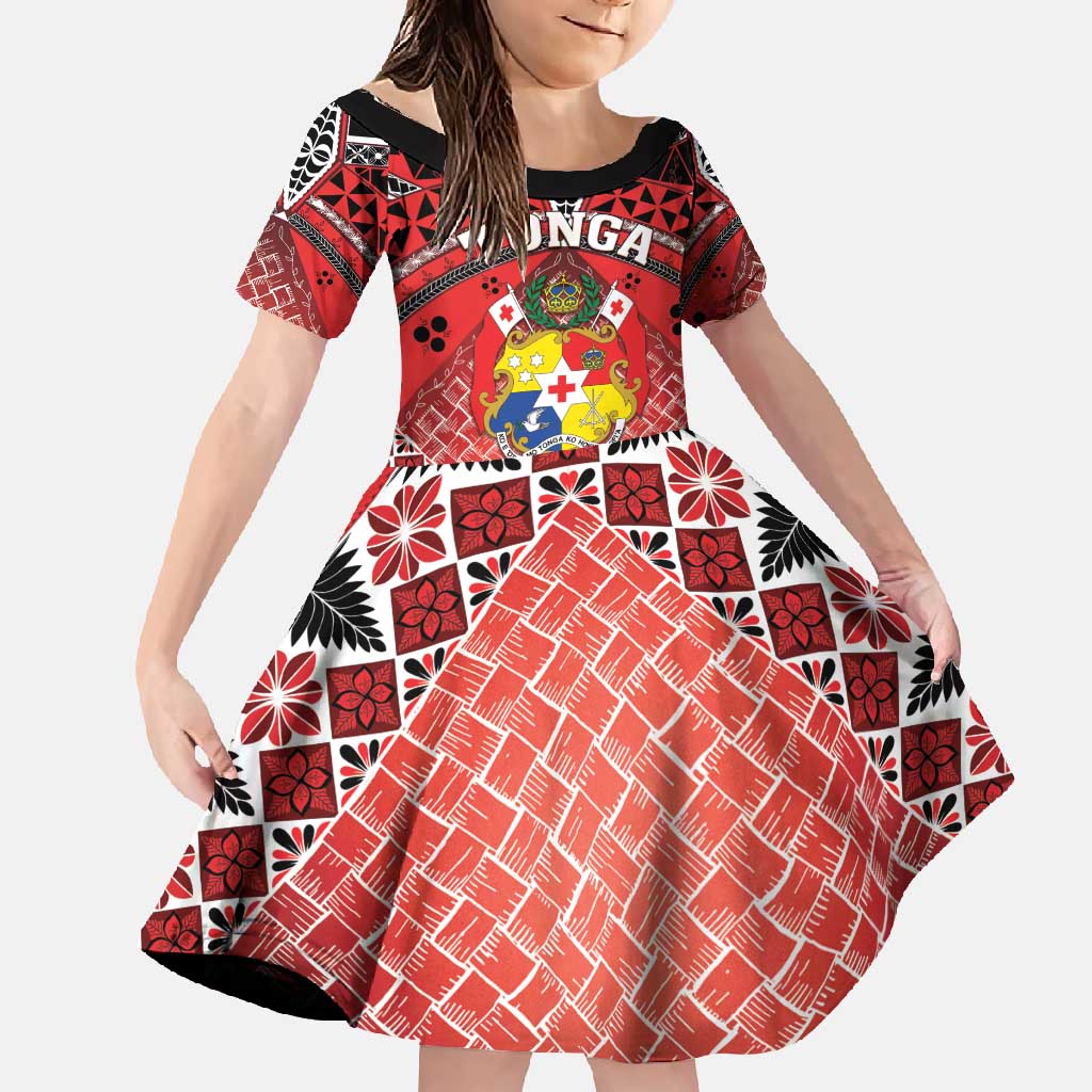 Personalised Tonga Constitution Day Family Matching Mermaid Dress and Hawaiian Shirt 150 Years Jubilee - Polynesian Pride