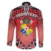 Personalised Tonga Constitution Day Family Matching Off Shoulder Short Dress and Hawaiian Shirt 150 Years Jubilee - Polynesian Pride