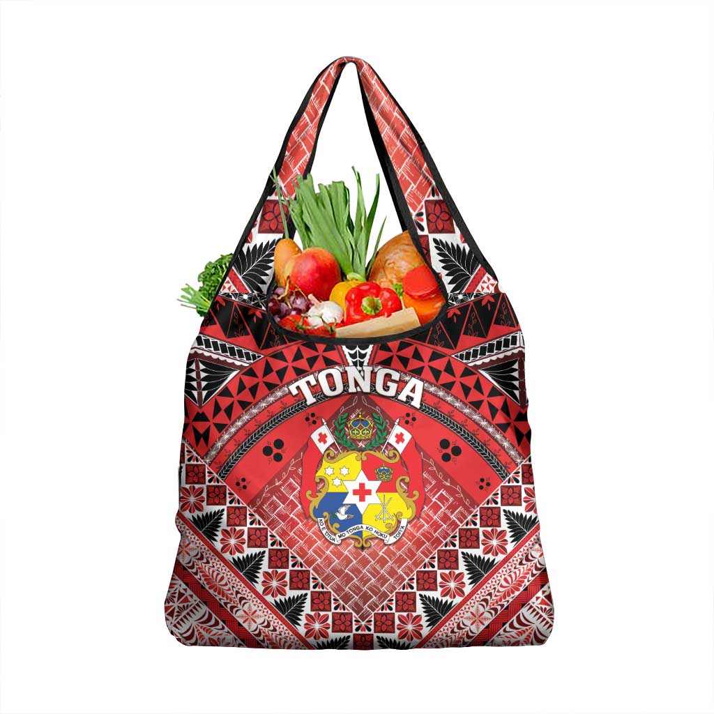 Tonga Constitution Day Grocery Bag 150 Years Jubilee - Polynesian Pride