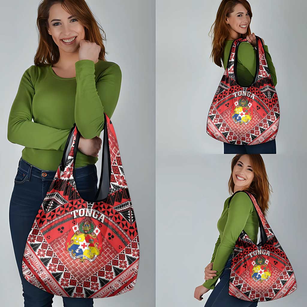 Tonga Constitution Day Grocery Bag 150 Years Jubilee - Polynesian Pride