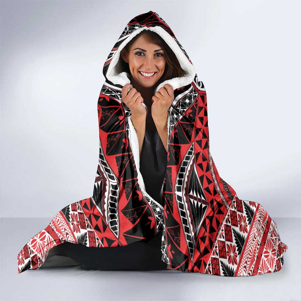 Tonga Constitution Day Hooded Blanket 150 Years Jubilee LT05 - Polynesian Pride