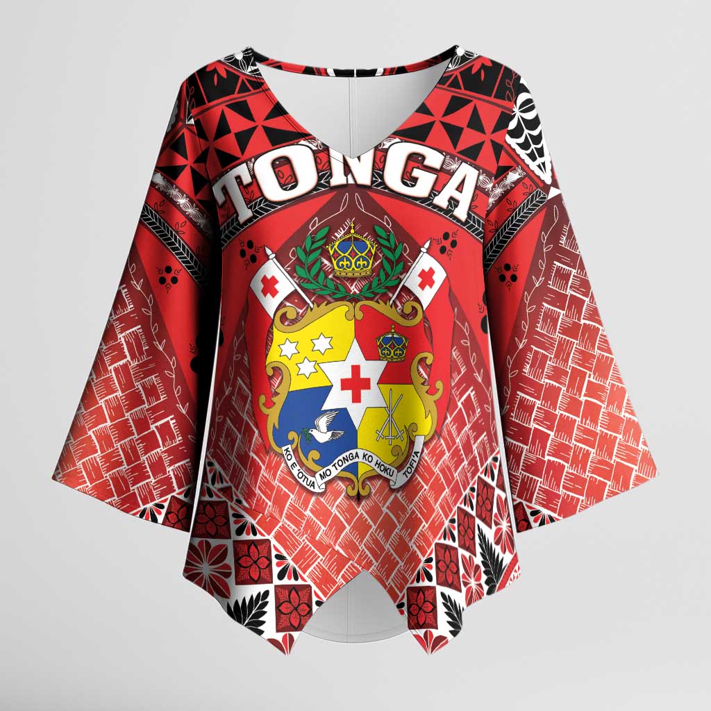 Personalised Tonga Constitution Day Kimono Sleeve Blouse 150 Years Jubilee - Polynesian Pride