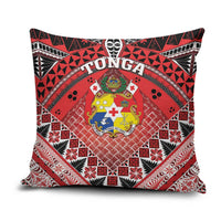 Tonga Constitution Day Pillow Cover 150 Years Jubilee LT05 Red - Polynesian Pride