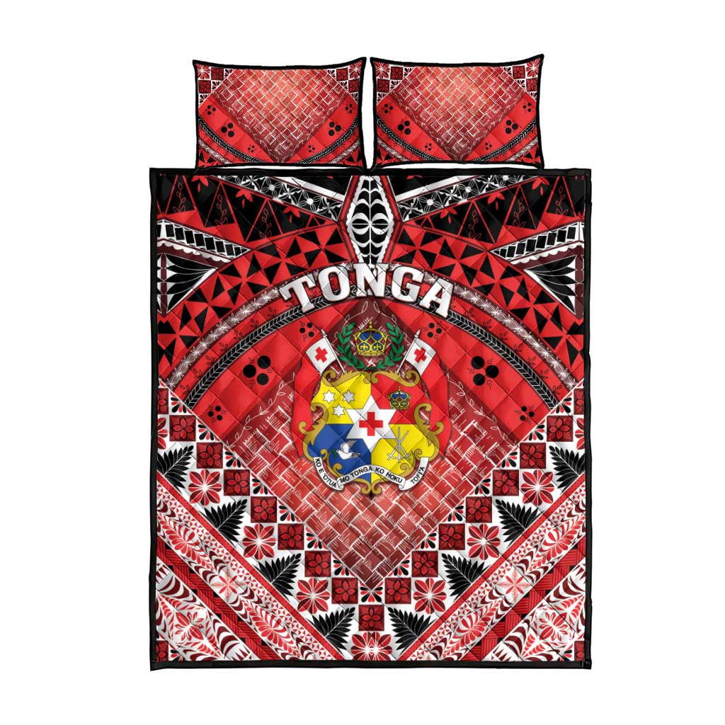 Tonga Constitution Day Quilt Bed Set 150 Years Jubilee - Polynesian Pride
