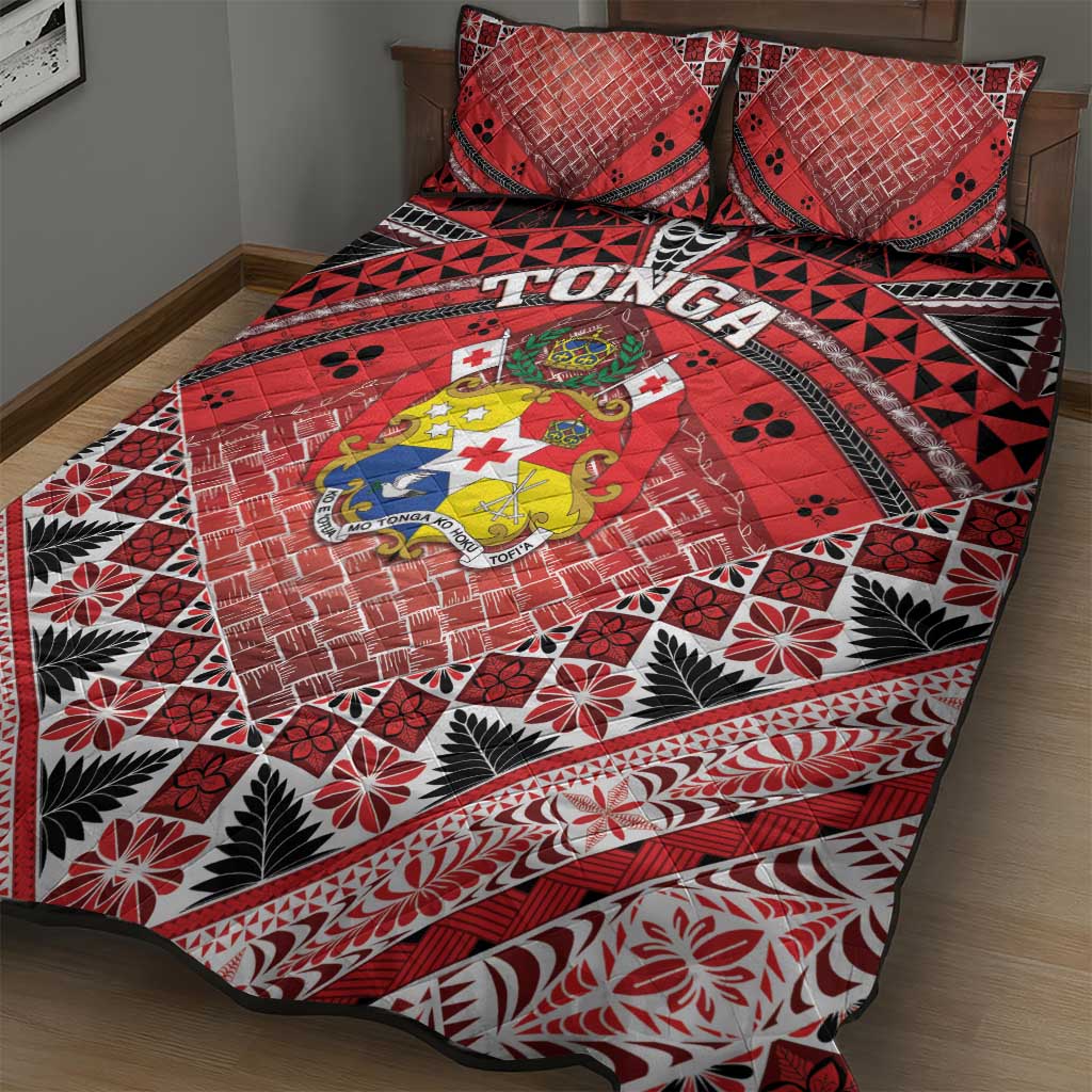 Tonga Constitution Day Quilt Bed Set 150 Years Jubilee - Polynesian Pride